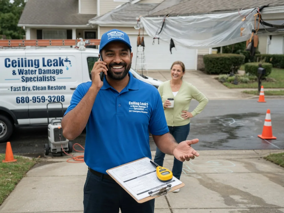Ceiling Leak Cleanup Illinois FAQs